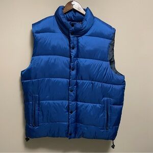 Old Navy Royal Blue Puffer Vest Men’s Large